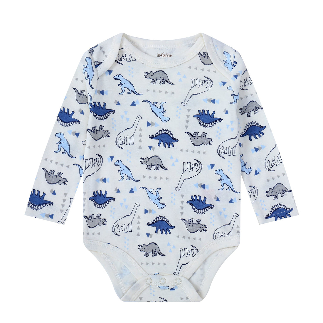 Mother Choice Romper with Body Dino Blue 
