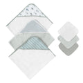 Mother Choice Hooded Towel Pack of 3 & Face Cloth Pack of 3