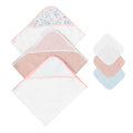Mother Choice Hooded Towel Pack of 3 & Face Cloth Pack of 3