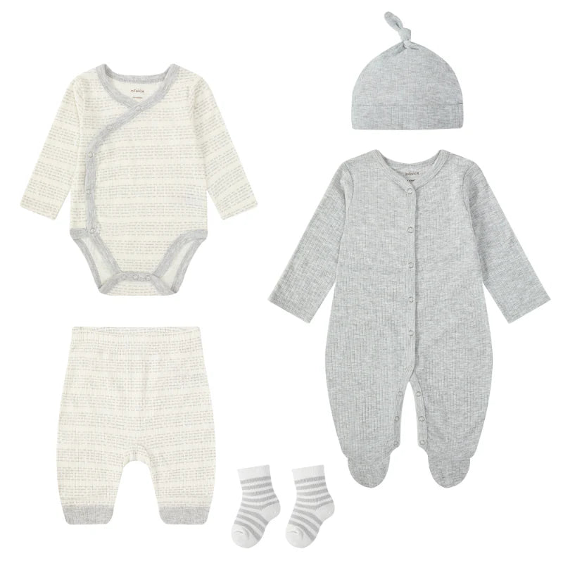 Mother's Choice Baby Grower, Bodysuit, Pants, Hats & Socks Set - Grey | Prenatal, Babies, Nusring, Cybex, Avent Bodysuit