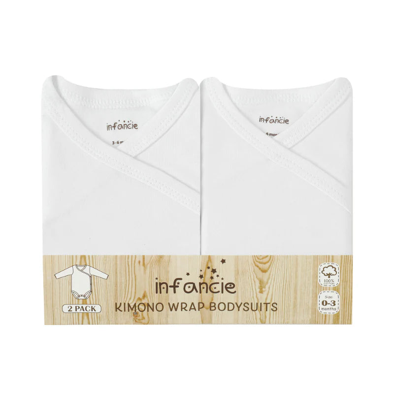 Mother's Choice Pack of 2, White Longsleeved Bodysuits | Prenatal, Babies, Nusring, Cybex, Avent Bodysuit