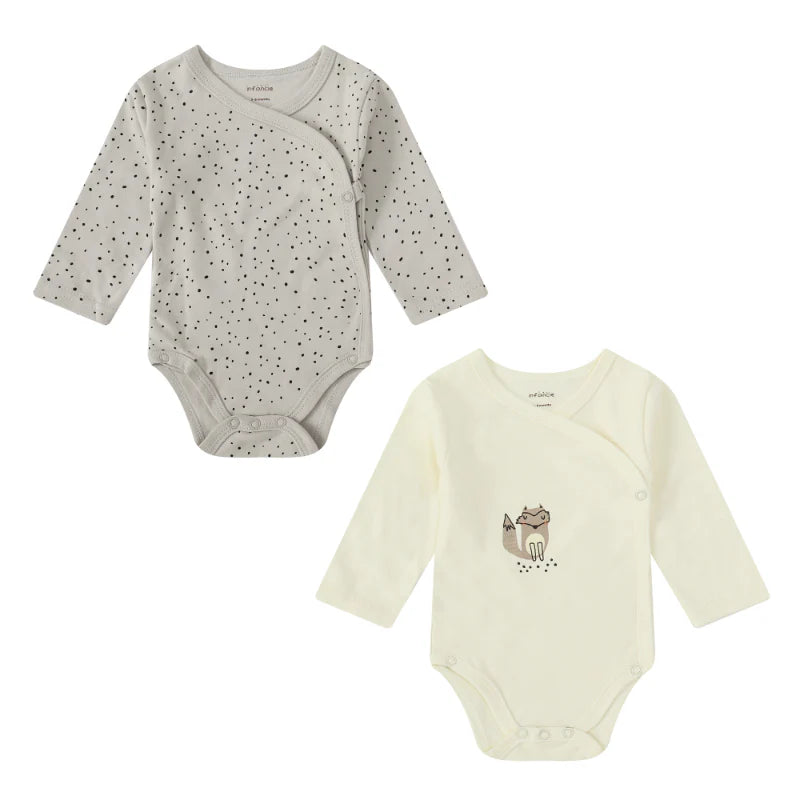 Mother's Choice Pack of 2, Dots Bodysuits | Prenatal, Babies, Nusring, Cybex, Avent Bodysuit