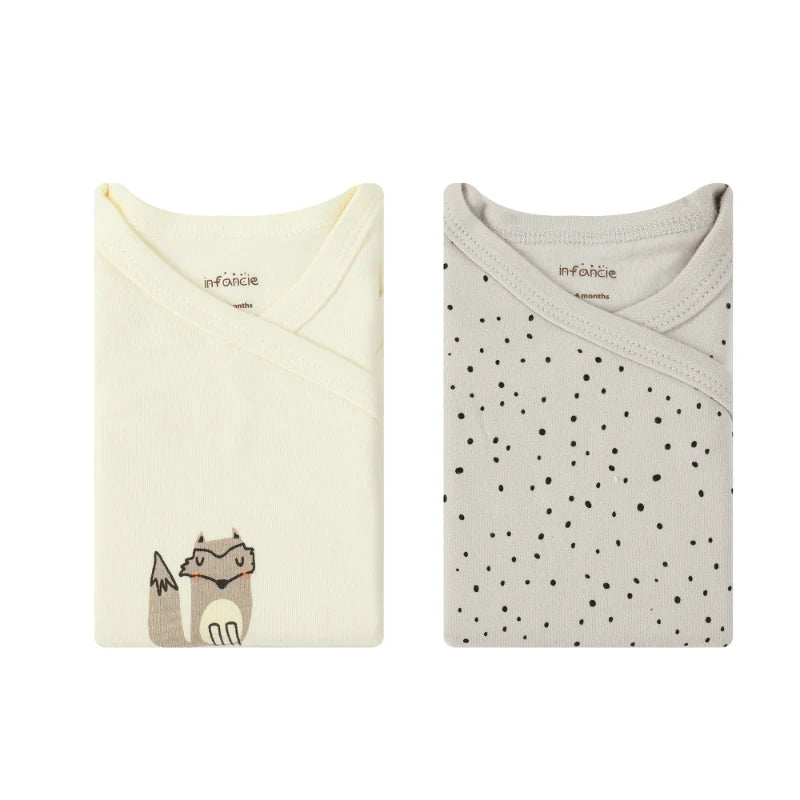 Mother's Choice Pack of 2, Dots Bodysuits | Prenatal, Babies, Nusring, Cybex, Avent Bodysuit