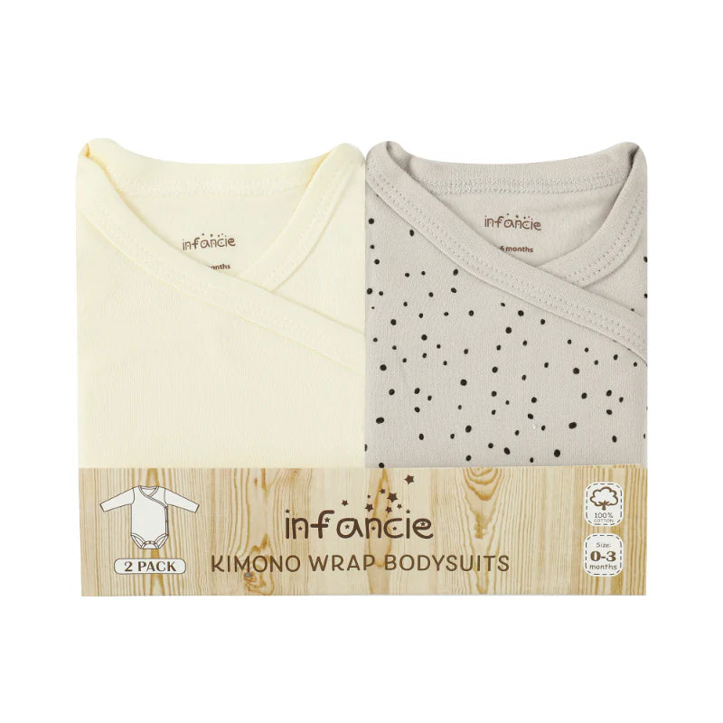 Mother's Choice Pack of 2, Dots Bodysuits | Prenatal, Babies, Nusring, Cybex, Avent Bodysuit