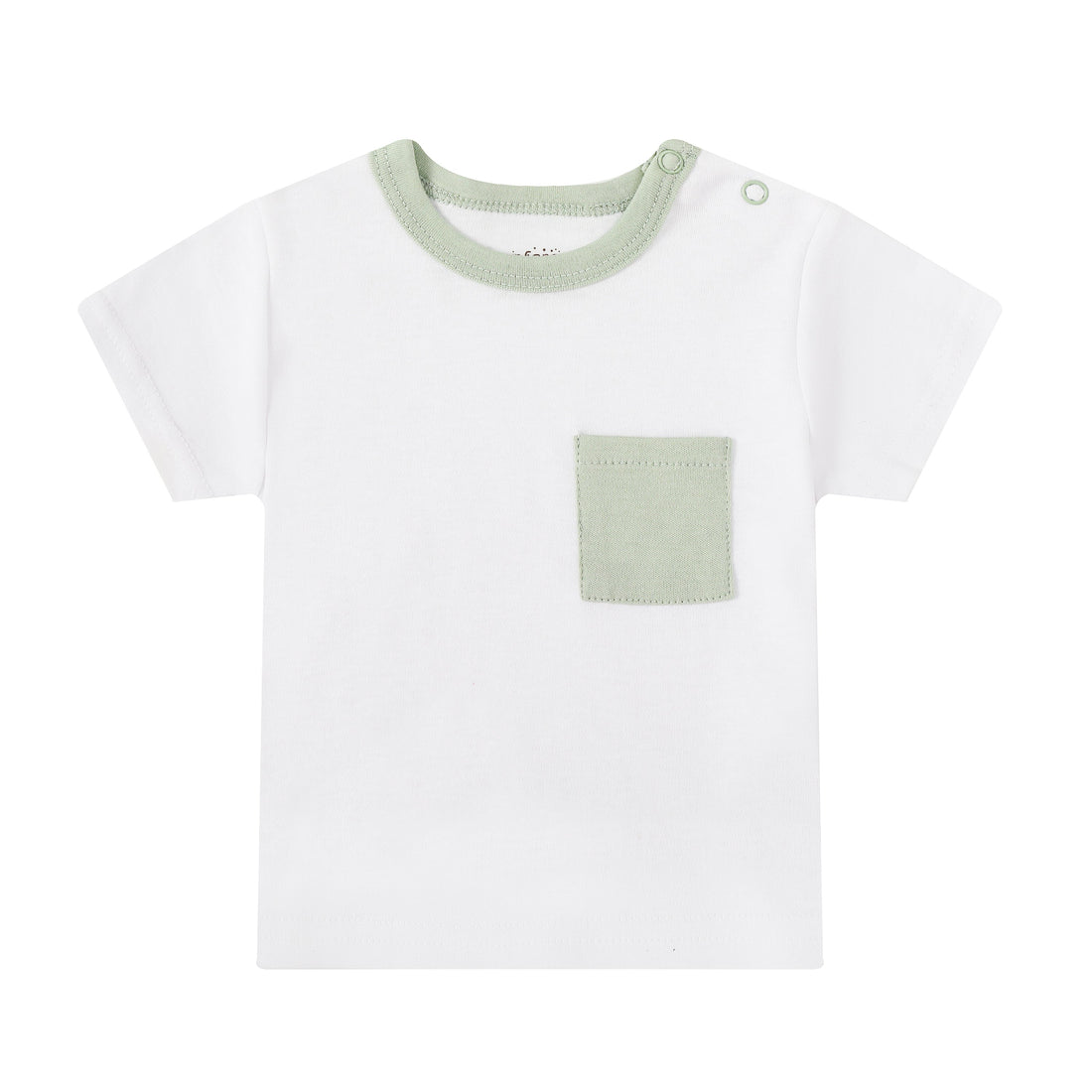 Mother Choice 3 Pc Set - Safari Mint T-shirt, Shorts & Hat