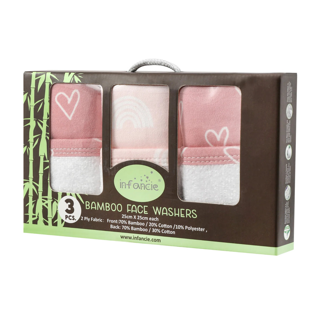 Mother's Choice Pack of 3 Pink Bamboo Towel | Prenatal, Babies, Nusring, Cybex, Avent Towel