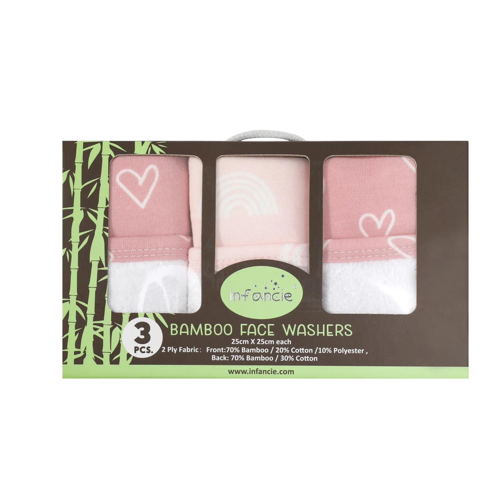 Mother's Choice Pack of 3 Pink Bamboo Towel | Prenatal, Babies, Nusring, Cybex, Avent Towel