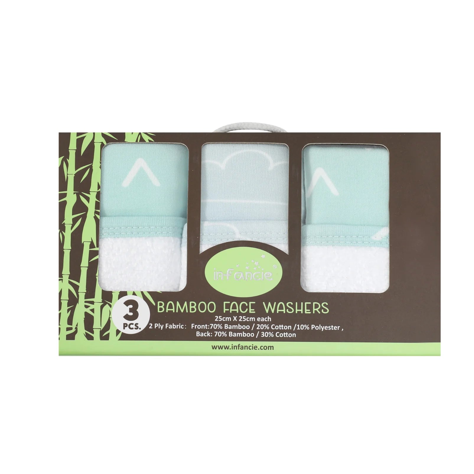 Mother's Choice Pack of 3 Aqua Bamboo Towel | Prenatal, Babies, Nusring, Cybex, Avent Towel
