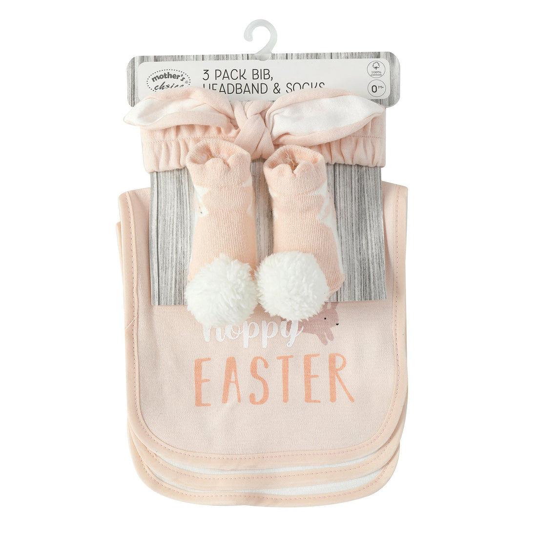 Mother Choice 3 Bibs + Headband + Socks Set