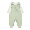 Mother's Choice Dino 2 Pieces Bodysuit & Romper - Green - 0-3M Bodysuit