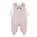Mother's Choice Panda 2 Pieces Bodysuit & Romper - Purple - 0-3M Bodysuit