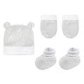 Mother's Choice Hat, Mitten & Booties 3 Pieces Gift Box - Grey | Prenatal, Babies, Nusring, Cybex, Avent Accessory