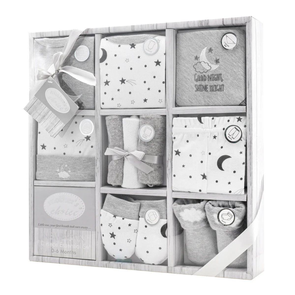 Mother's Choice Baby 10 Pieces Grey Moon Gift Set | Prenatal, Babies, Nusring, Cybex, Avent Gift Set
