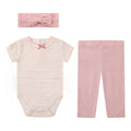 Mother's Choice Beige & Pink, 3 Pieces Bodysuit, Pant & handband | Prenatal, Babies, Nusring, Cybex, Avent Bodysuit