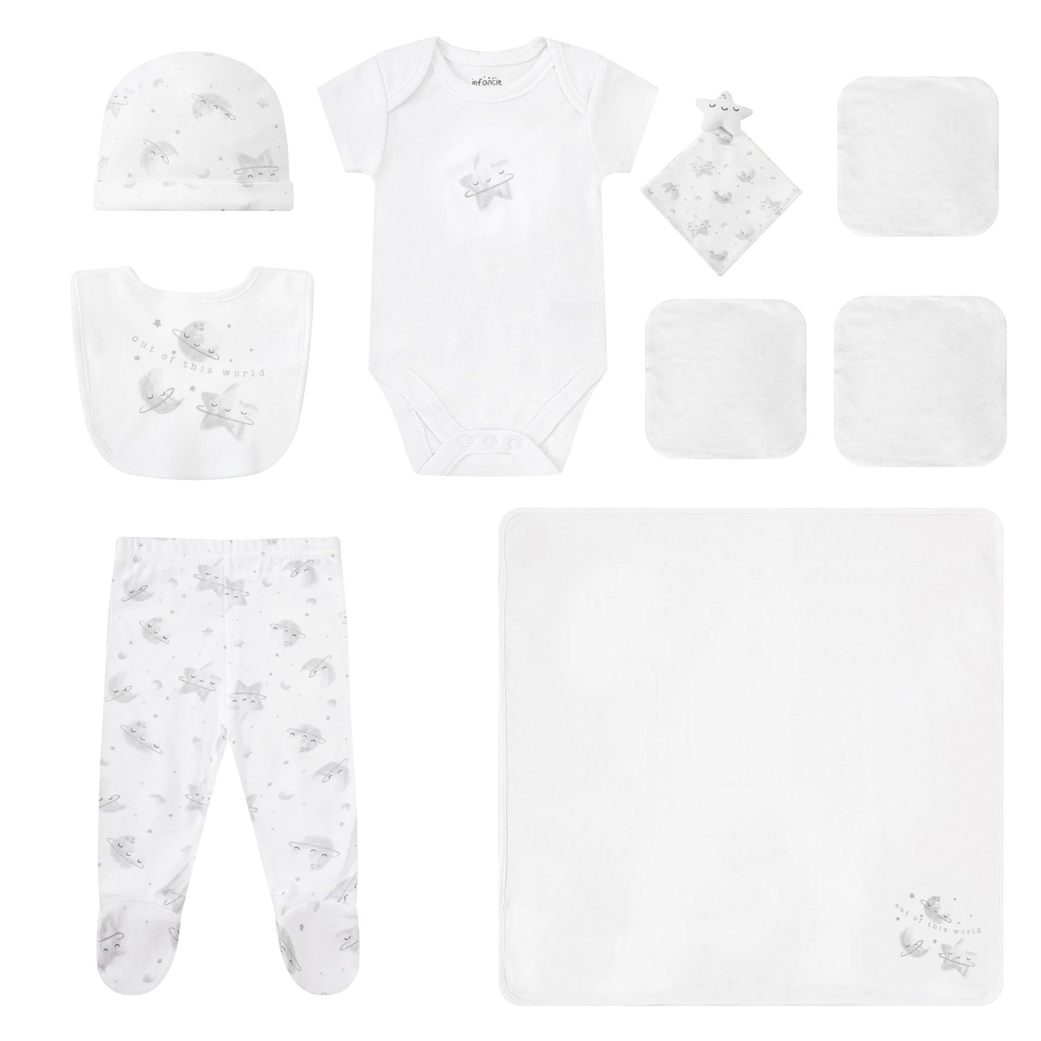 Mother's Choice 10 Pieces Baby Set Pure White | Prenatal, Babies, Nusring, Cybex, Avent Outfit Set