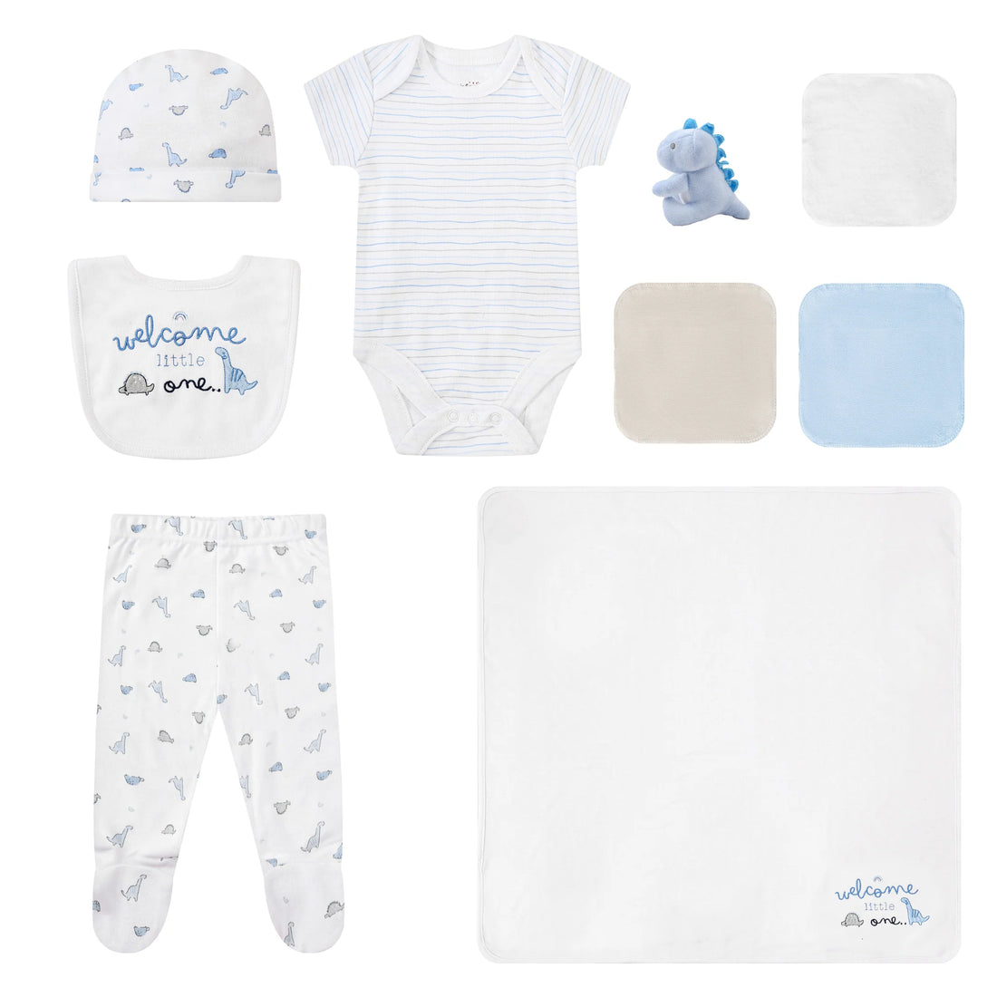 Mother's Choice 10 Pieces Baby Set Pink & White With Dino | Prenatal, Babies, Nusring, Cybex, Avent Outfit Set