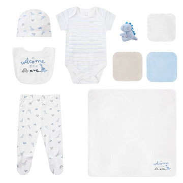 Mother's Choice 10 Pieces Baby Set Pink & White With Dino | Prenatal, Babies, Nusring, Cybex, Avent Outfit Set