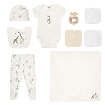Mother's Choice 10 Pieces Baby Set Pink & White With Girafe | Prenatal, Babies, Nusring, Cybex, Avent Outfit Set
