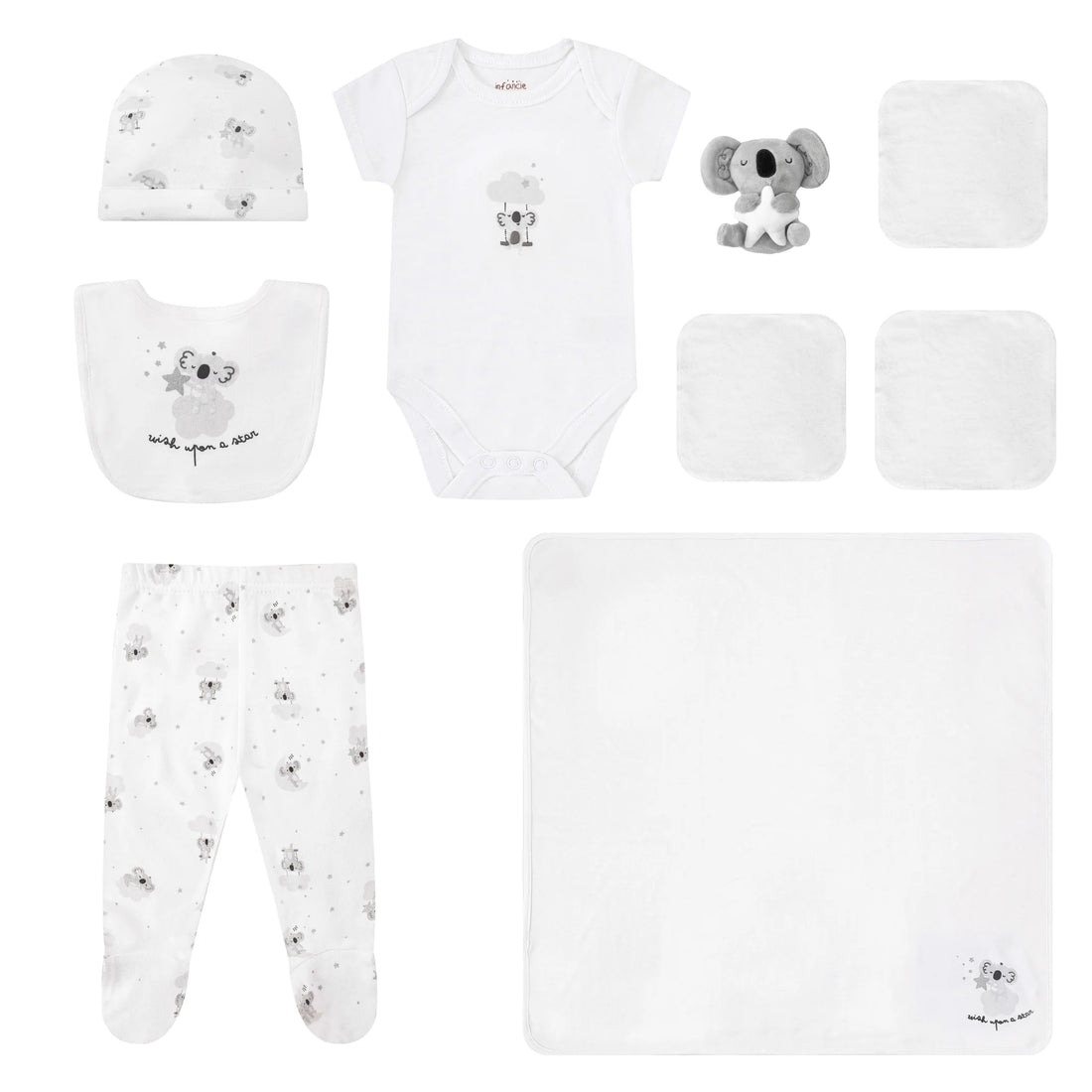 Mother's Choice 10 Pieces Baby Set Pink & White With Koala | Prenatal, Babies, Nusring, Cybex, Avent Outfit Set