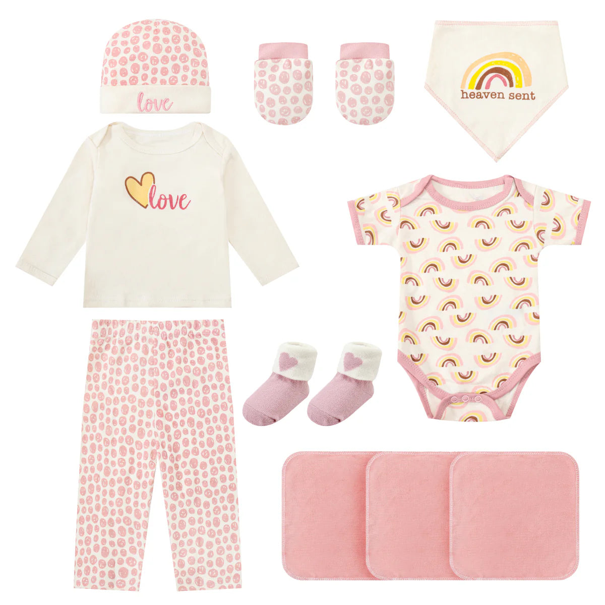 Mother's Choice Baby 10 Pieces Gift Box Pink 0-6m | Prenatal, Babies, Nusring, Cybex, Avent Outfit Set