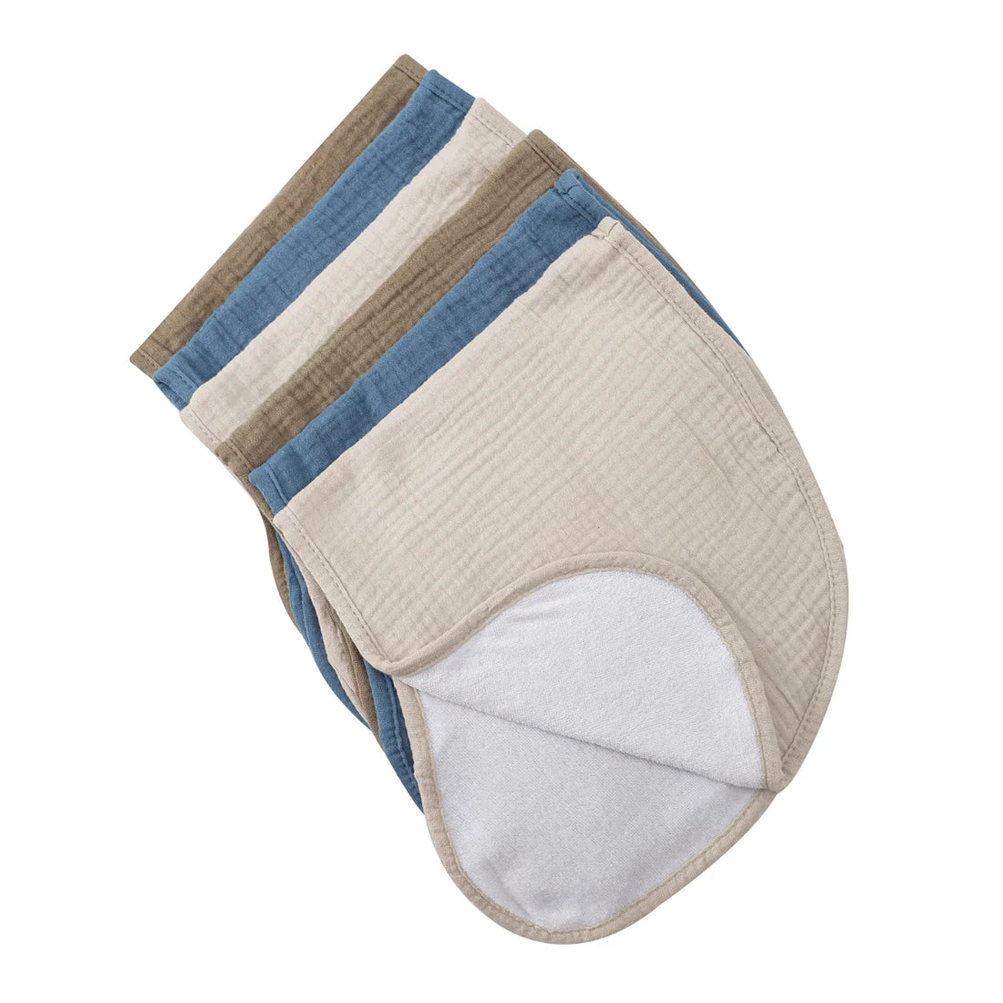 Mother's Choice Pack of 6 Muslins Beige Blue | Prenatal, Babies, Nusring, Cybex, Avent Bib