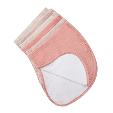 Mother's Choice Pack of 6 Muslins Coral Pale Rose | Prenatal, Babies, Nusring, Cybex, Avent Bib