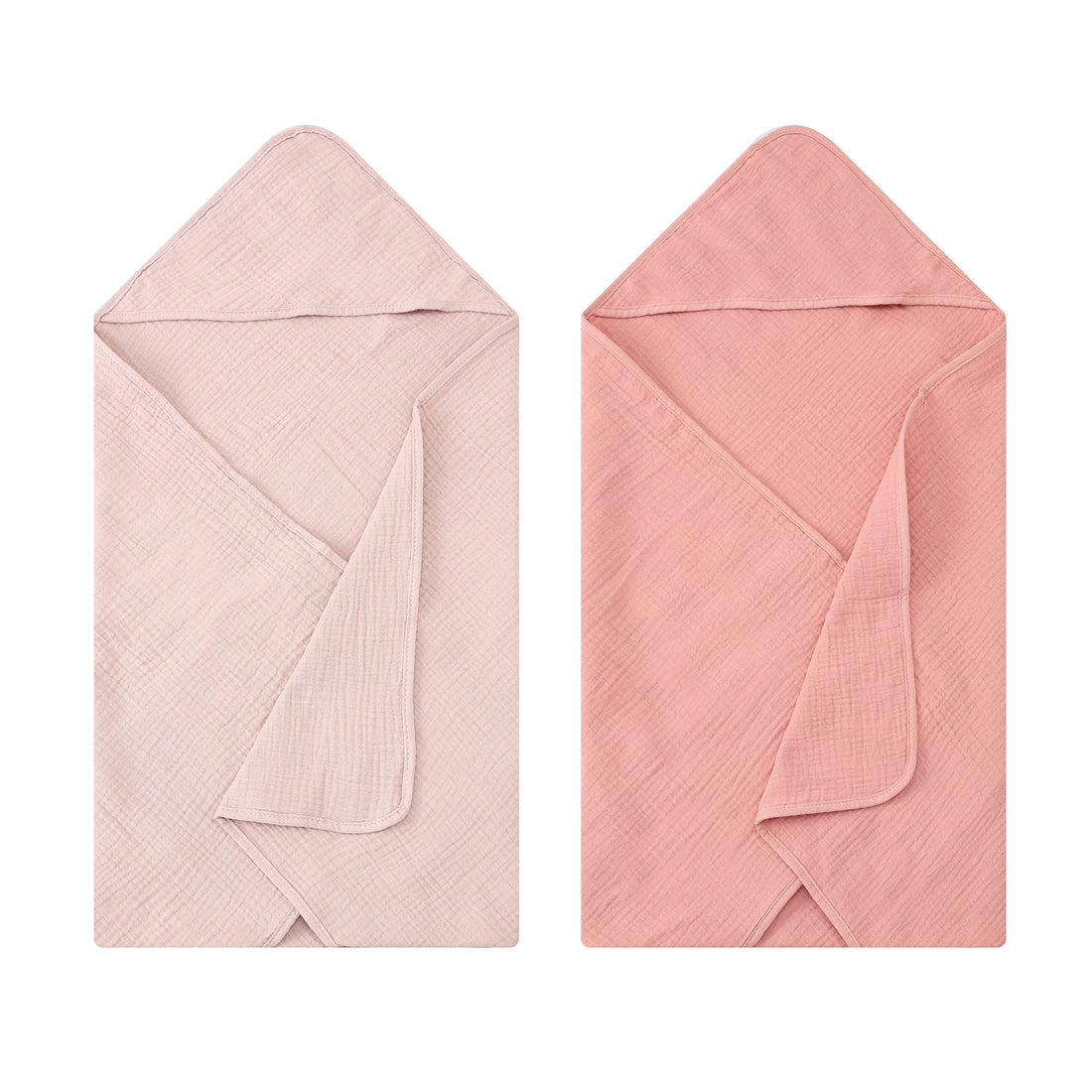 Mother Choice Muslin Hooded Towels Pack of 2