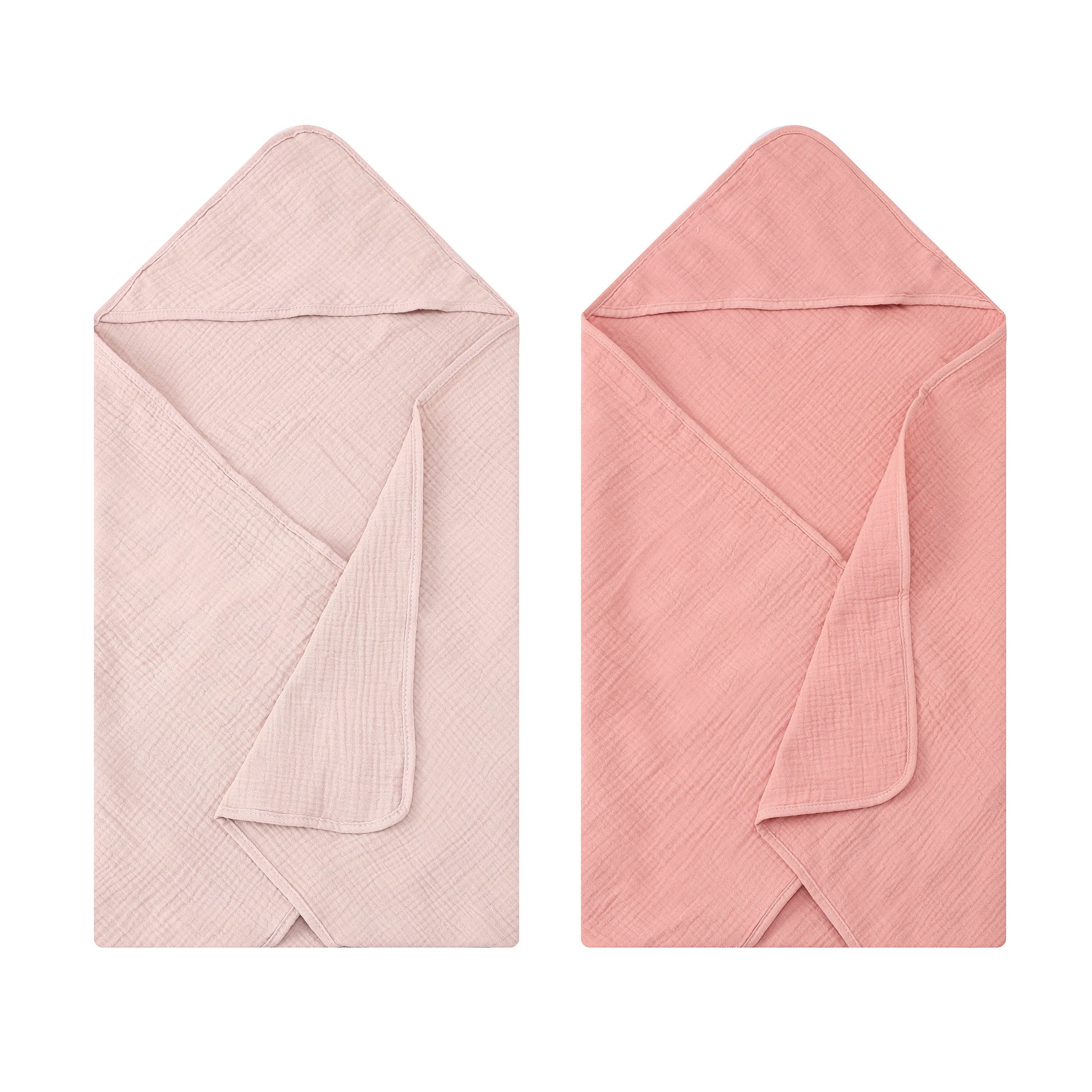 Mother Choice Muslin Hooded Towels Pack of 2