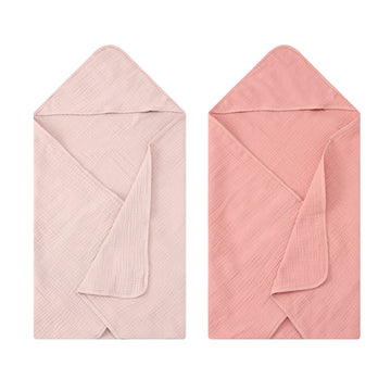 Mother Choice Muslin Hooded Towels Pack of 2