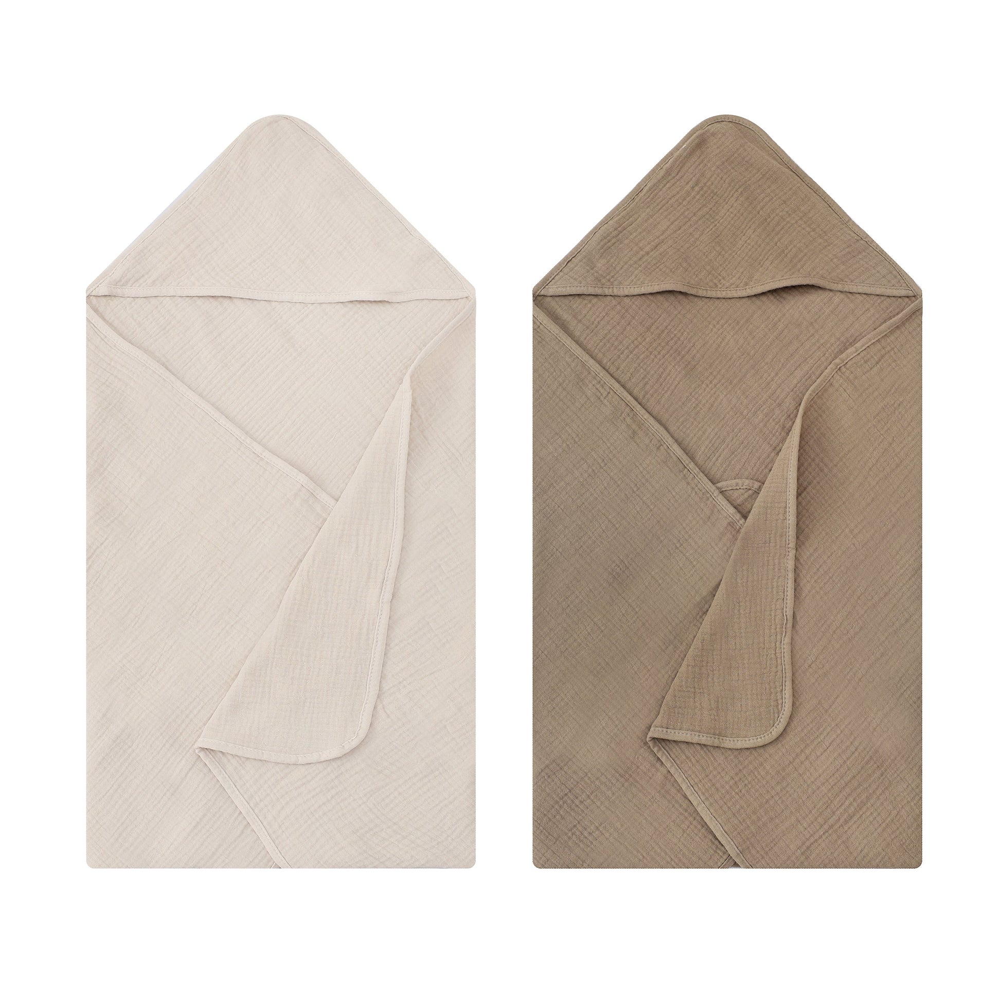 Mother Choice Muslin Hooded Towels Pack of 2