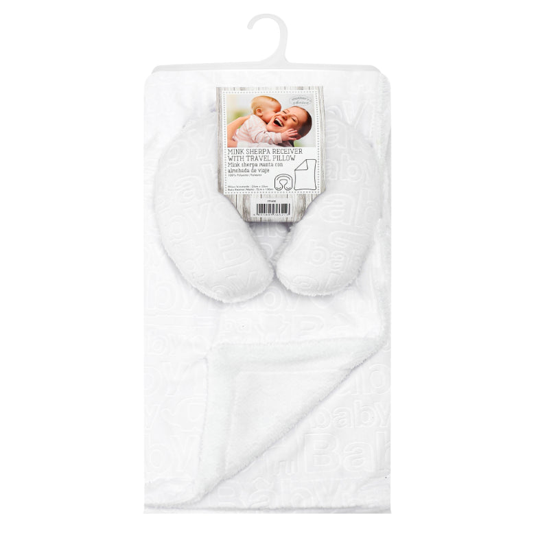 Mother's Choice Baby blanket with pillow Pure White | Prenatal, Babies, Nusring, Cybex, Avent Pillow