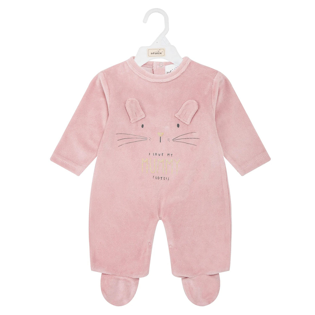 Mother's Choice Pink Mouse Bodysuit For Newborn Bodysuit