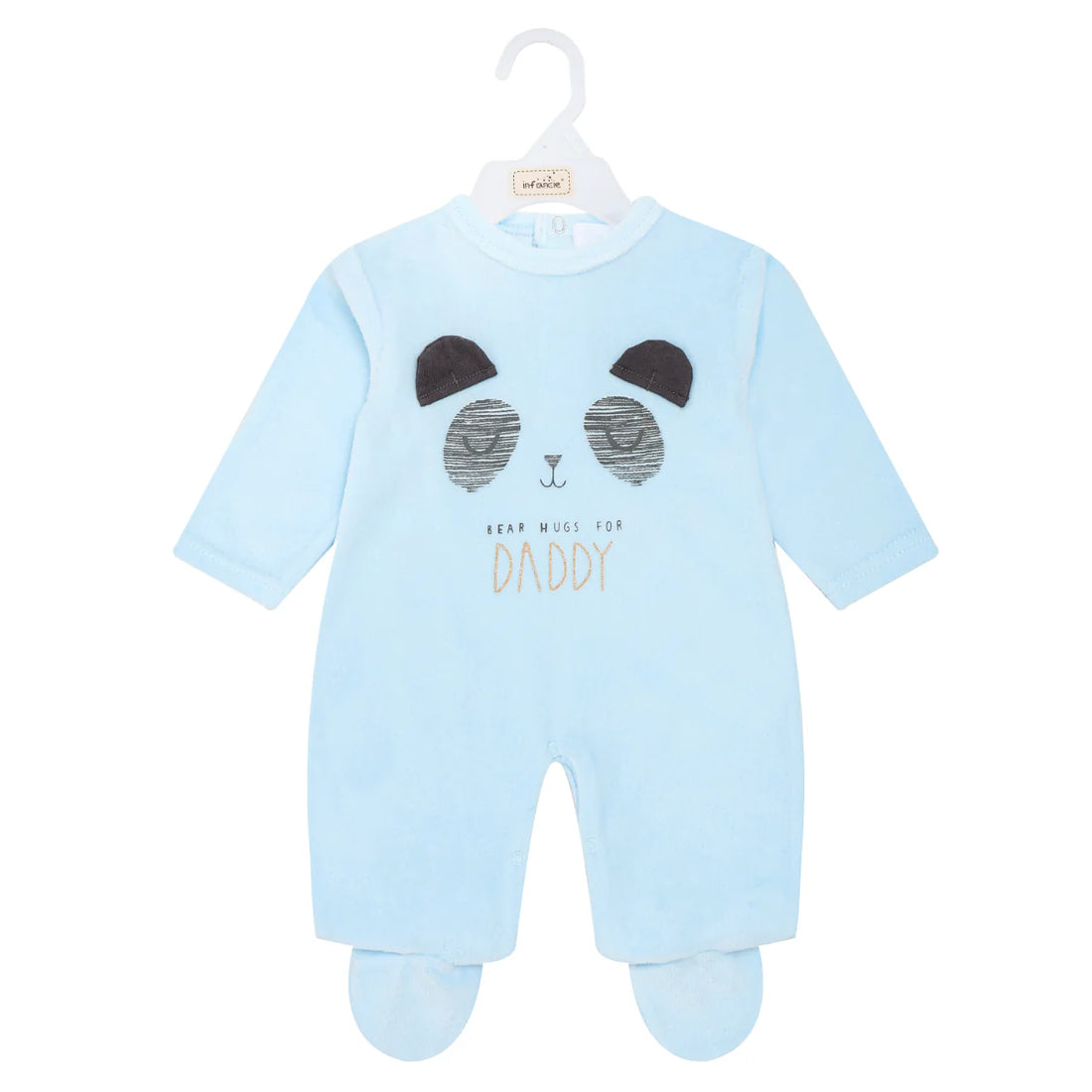 Mother's Choice Baby Velour Grower With Embroidery Aqua | Prenatal, Babies, Nusring, Cybex, Avent Bodysuit
