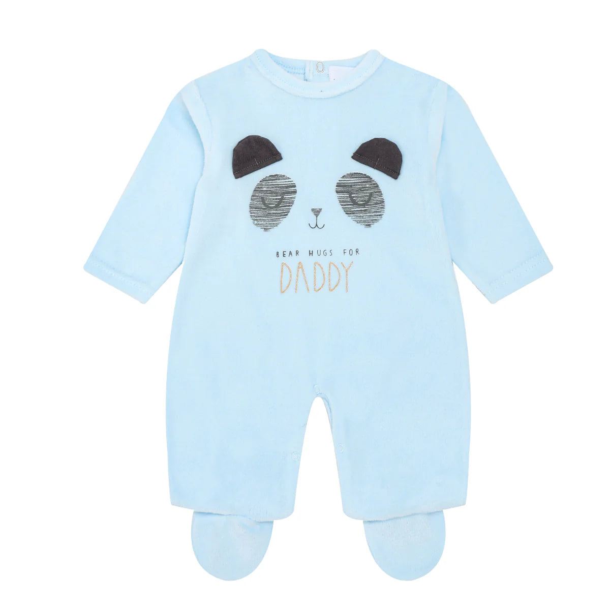 Mother's Choice Baby Velour Grower With Embroidery Aqua | Prenatal, Babies, Nusring, Cybex, Avent Bodysuit