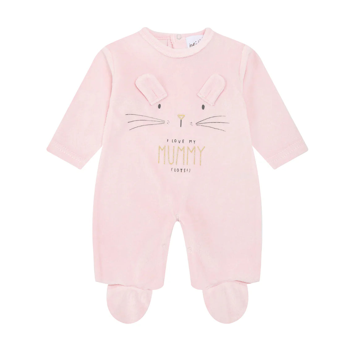 Mother's Choice Baby Velour Grower With Embroidery Pink | Prenatal, Babies, Nusring, Cybex, Avent Bodysuit