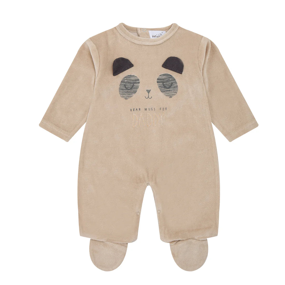 Mother's Choice Baby Velour Grower With Embroidery Brown | Prenatal, Babies, Nusring, Cybex, Avent Bodysuit