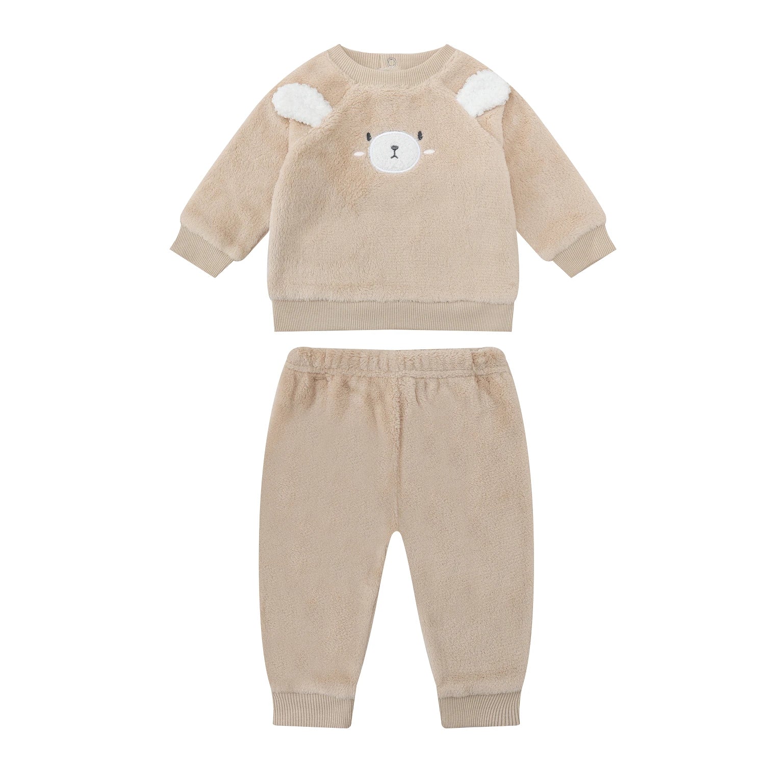Mother's Choice Baby 2 pieces top and pants set Brown Bear Bodysuit