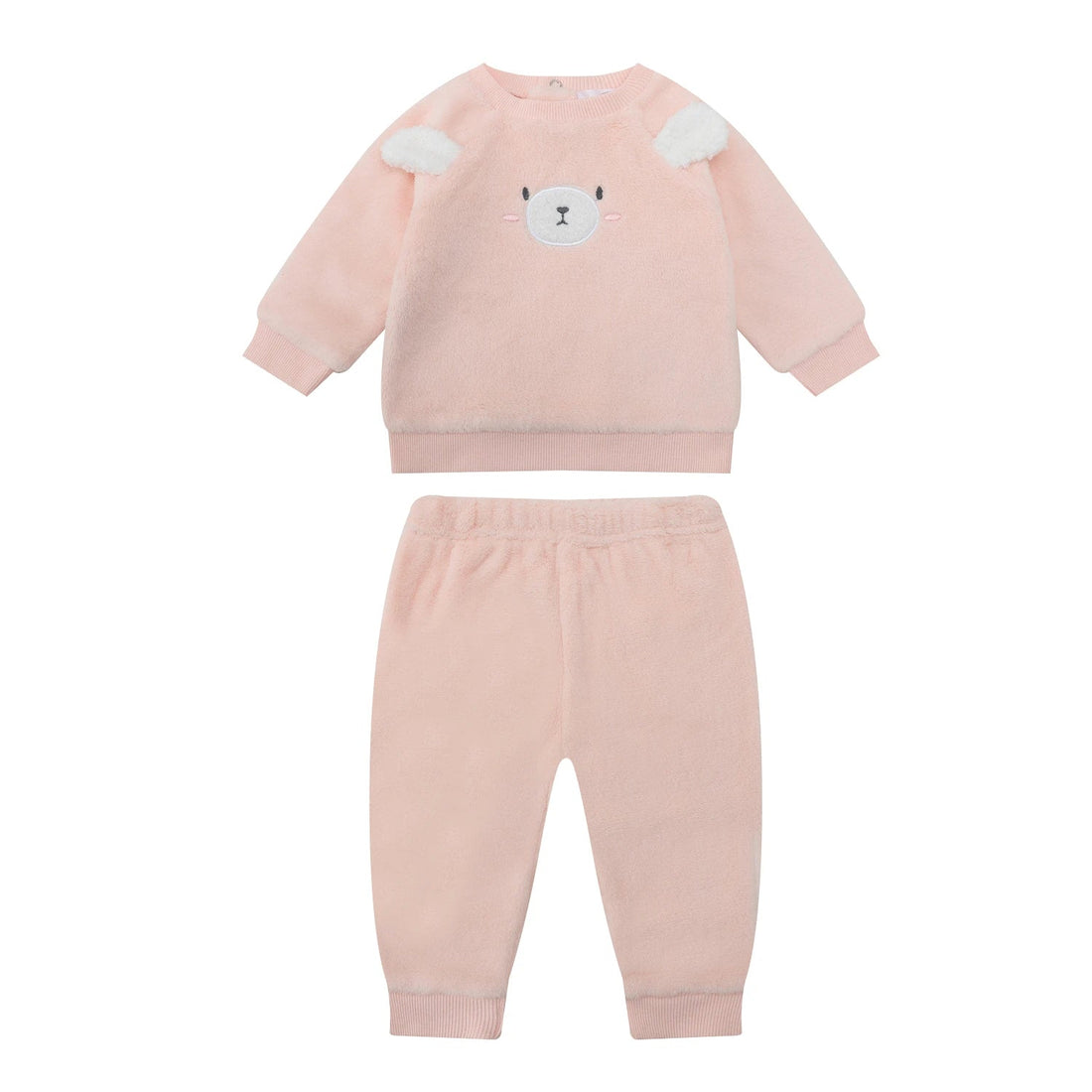 Mother's Choice Baby 2 pieces top and pants set Pink Bear Bodysuit