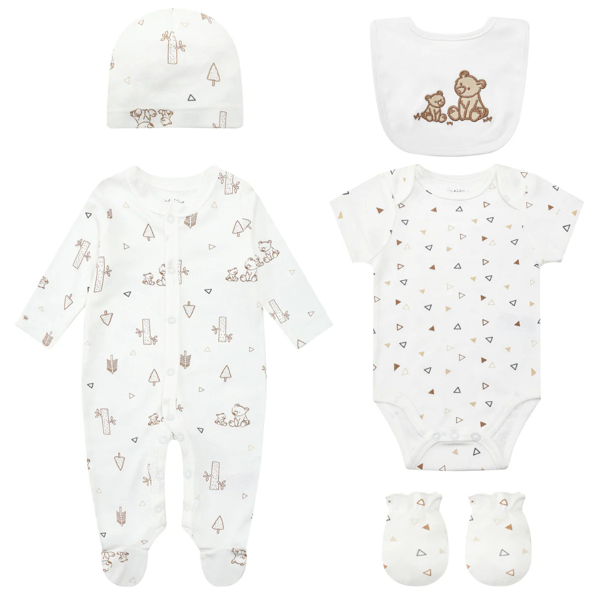 Mother's Choice "Bear" Grower, Bodysuit, hat and mittens 5 pieces | Prenatal, Babies, Nusring, Cybex, Avent Bodysuit