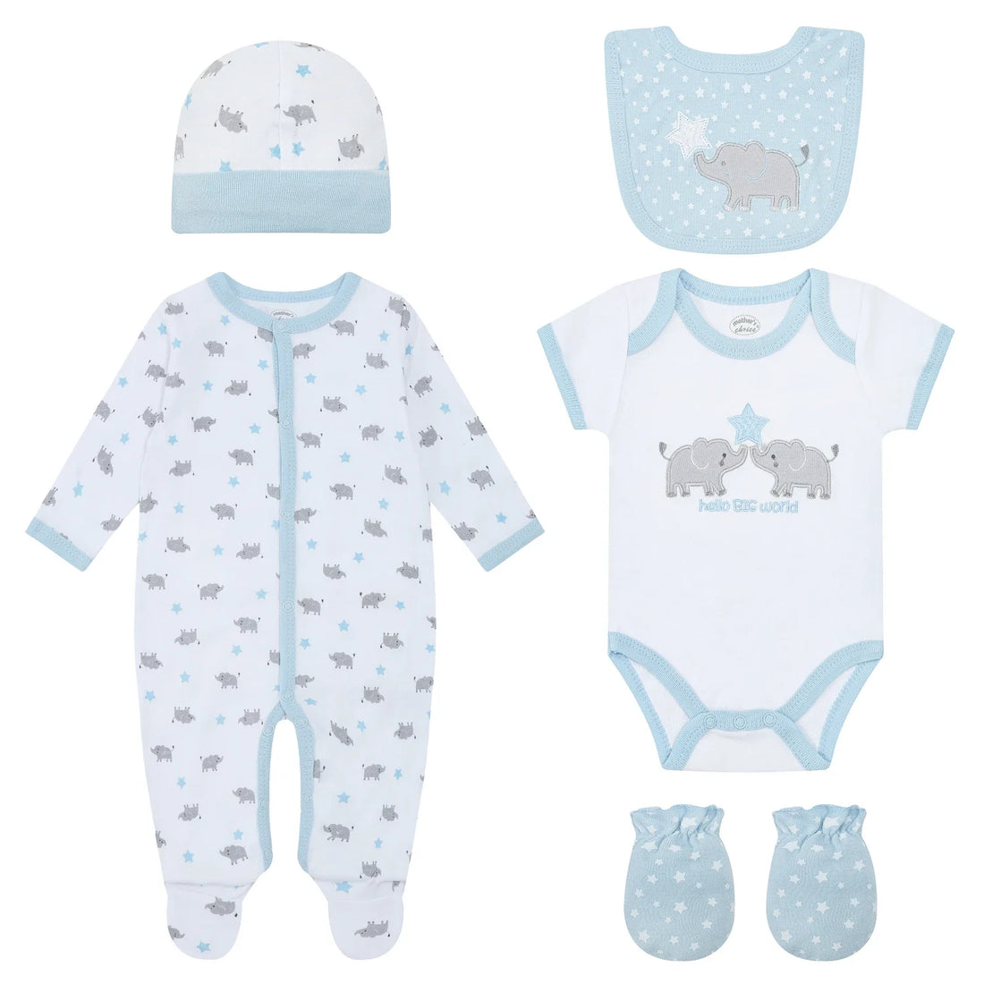 Mother's Choice "Hello Big World" Pink Set  Bodysuit