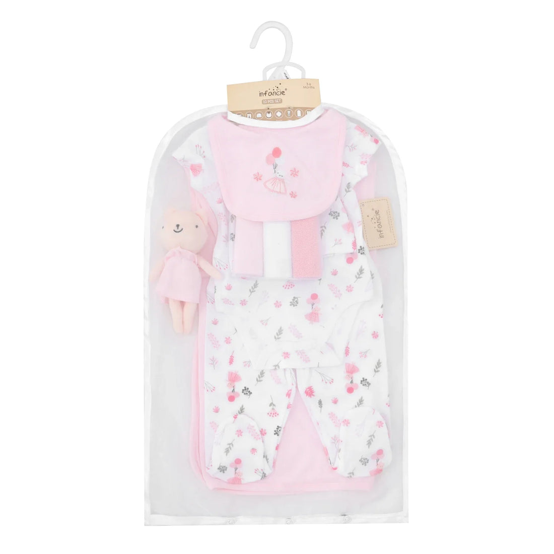 Mother's Choice  10 Pieces baby bodysuit New Born - Cat Bodysuit