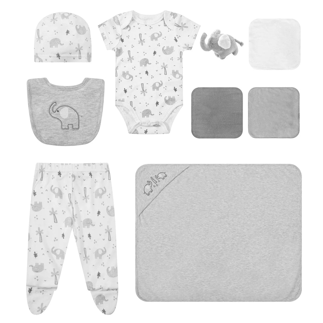 Mother's Choice  10 Pieces baby bodysuit New Born - Elephant Bodysuit