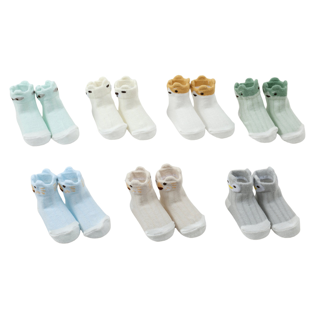 Mother Choice Baby 7 Pairs Gift Box Socks