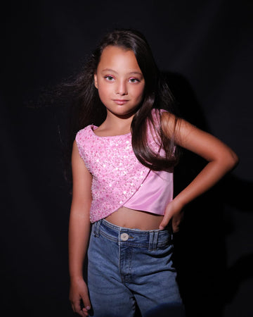 Embroidered Top - Pink
