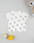 Prenatal Cream allover puppies t-shirt for boys