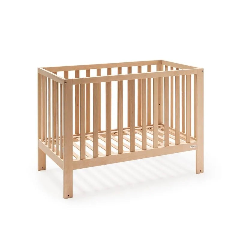 Annie Balance Crib with Rocking Chair, Natural Wax