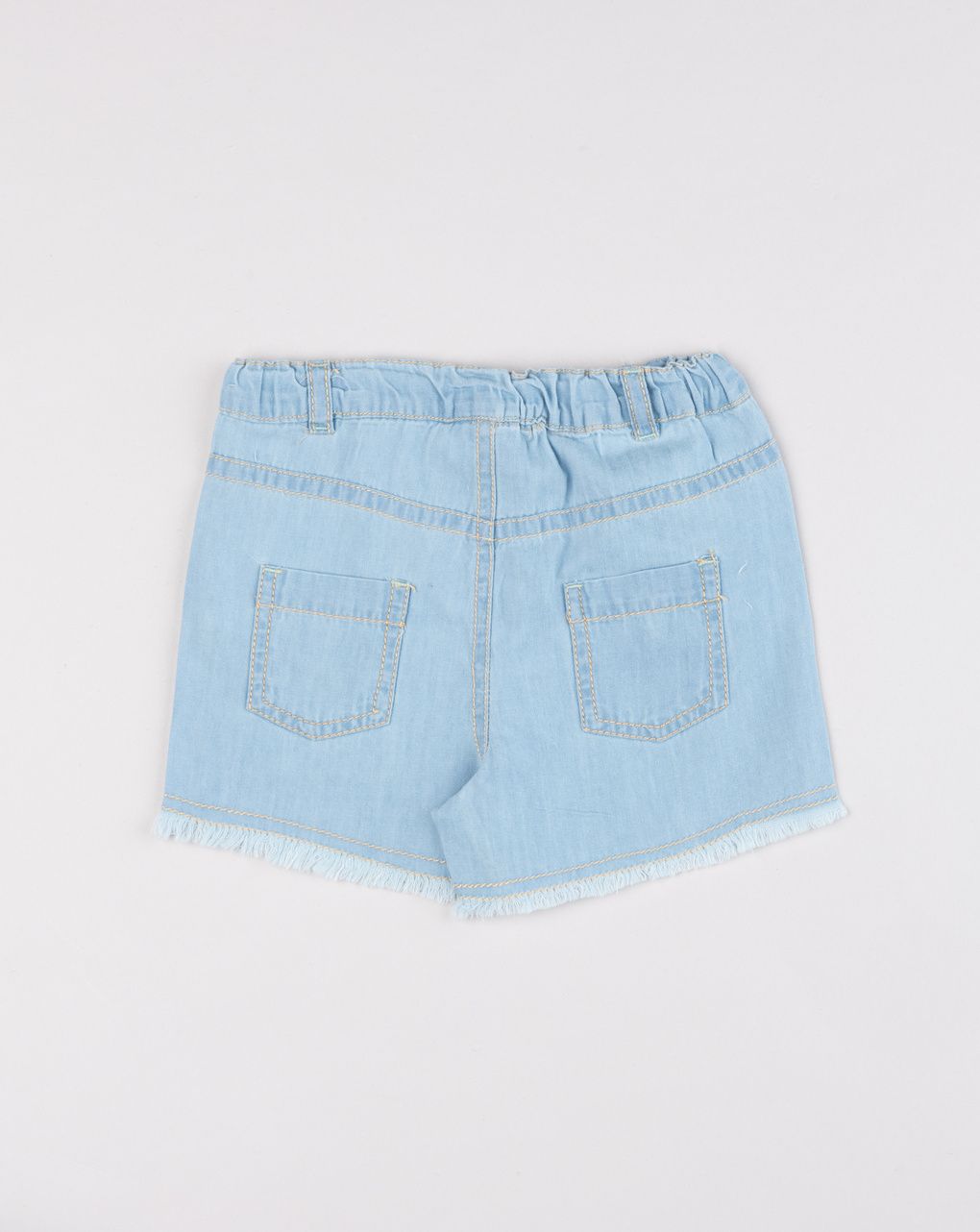 Prenatal Light denim shorts for girls with star appliqué