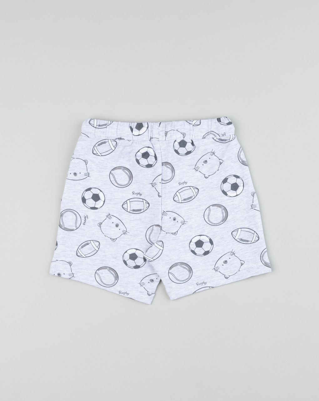 Prenatal Grey soccer shorts for boys