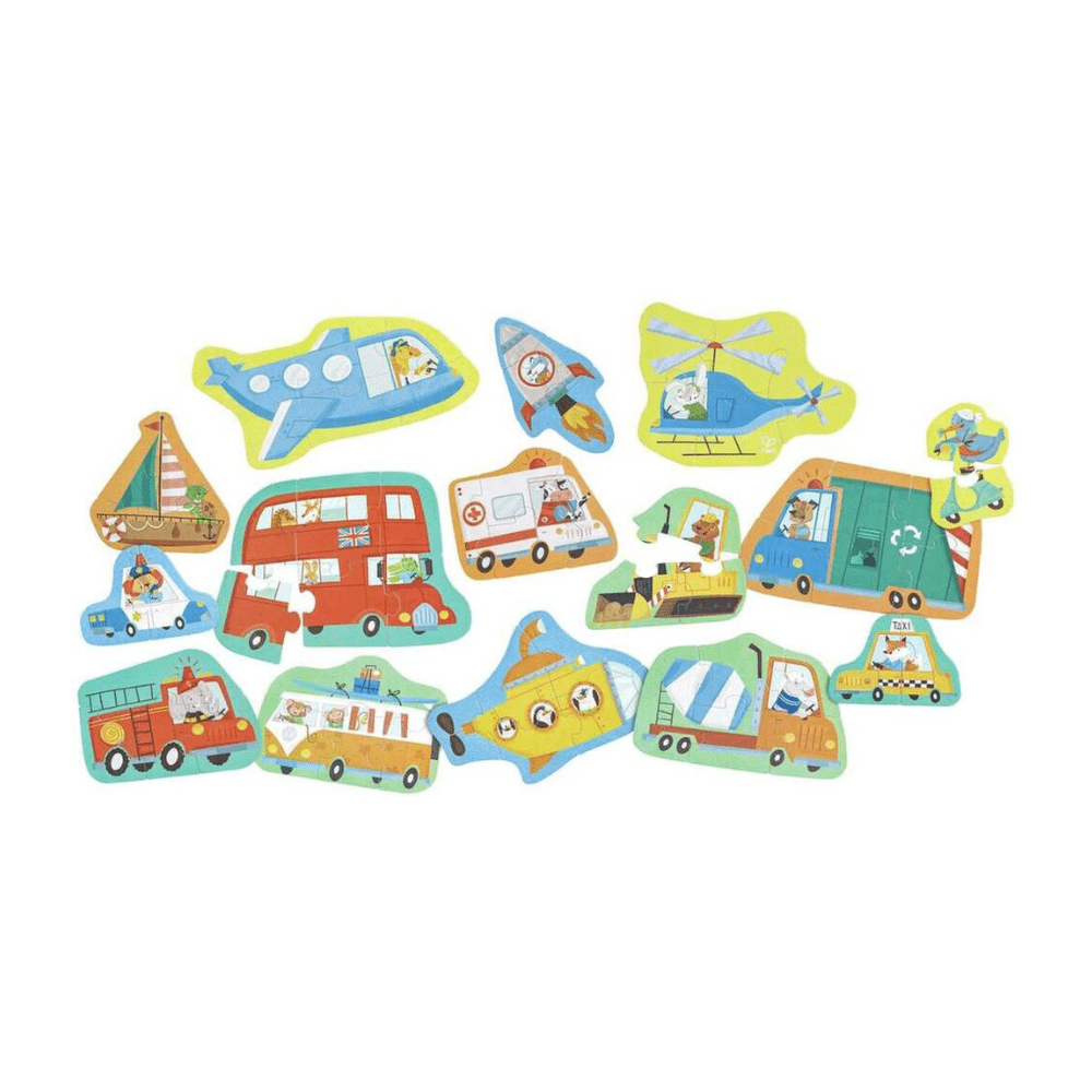 Hape Wheels & Wonder Puzzle