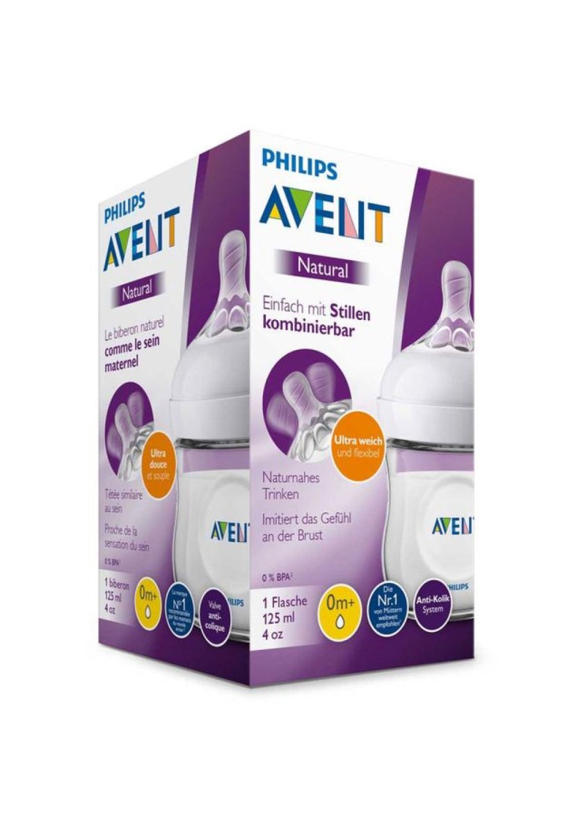Natural Feeding Bottle 125 ml | Bottle Feeding | Avent for Prenatal LB - 6hr